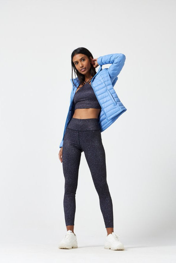 Periwinkle Duck Down Puffer Jacket - Duck Apparel