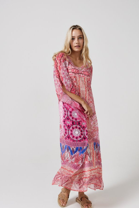 Pretty in Pink Kaftan - Duck Apparel