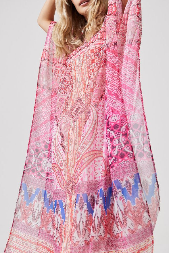 Pretty in Pink Kaftan - Duck Apparel