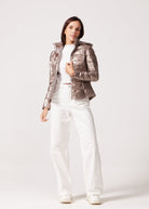 Rose Gold Metallic Duck Down Puffer Jacket - Duck Apparel