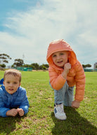 Salmon Kids Duck Down Jacket - Duck Apparel