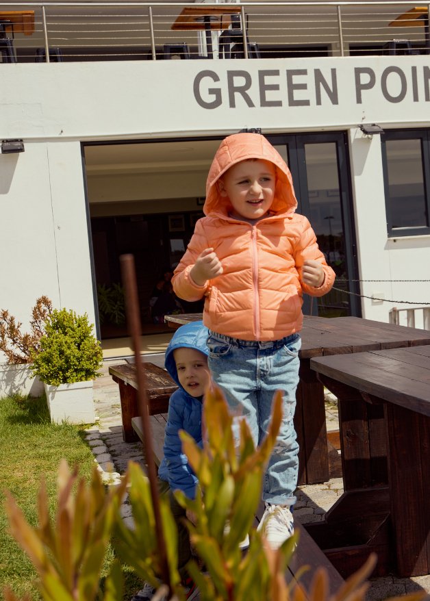 Salmon Kids Duck Down Jacket - Duck Apparel