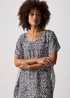Snow Leopard Kaftan - Duck Apparel