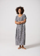 Snow Leopard Kaftan - Duck Apparel