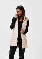 Stone Longline Duck Down Puffer Vest - Duck Apparel