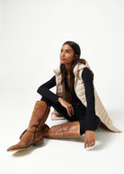 Stone Longline Duck Down Puffer Vest - Duck Apparel