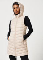 Stone Longline Duck Down Puffer Vest - Duck Apparel