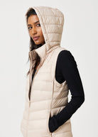 Stone Longline Duck Down Puffer Vest - Duck Apparel