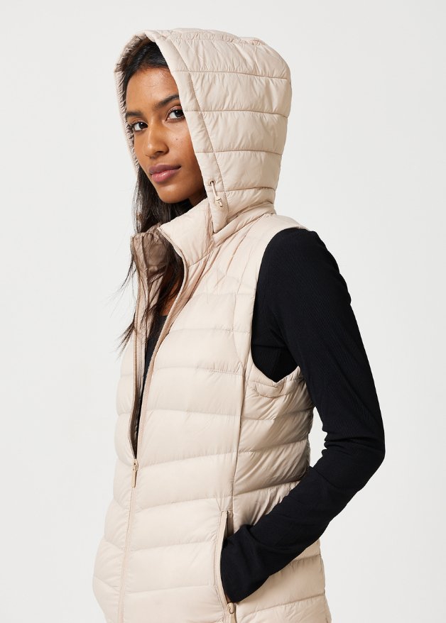 Stone Longline Duck Down Puffer Vest - Duck Apparel