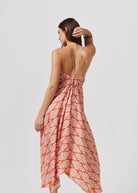 Tangerine Tango Grecian Dress - Duck Apparel