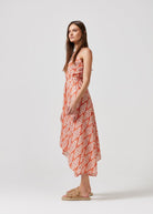 Tangerine Tango Grecian Dress - Duck Apparel