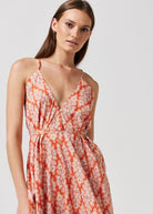 Tangerine Tango Grecian Dress - Duck Apparel