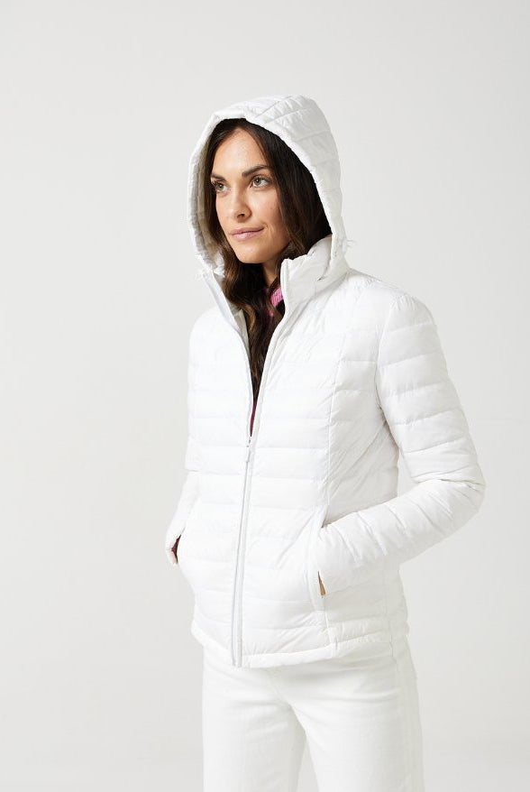 White Duck Down Puffer Jacket - Duck Apparel
