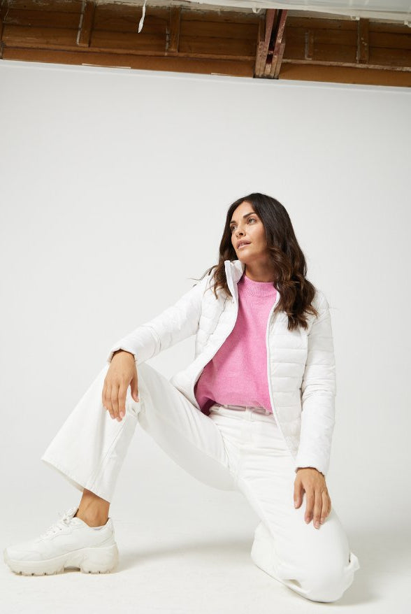 White Duck Down Puffer Jacket - Duck Apparel