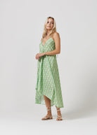 Zesty Lime Grecian Dress - Duck Apparel
