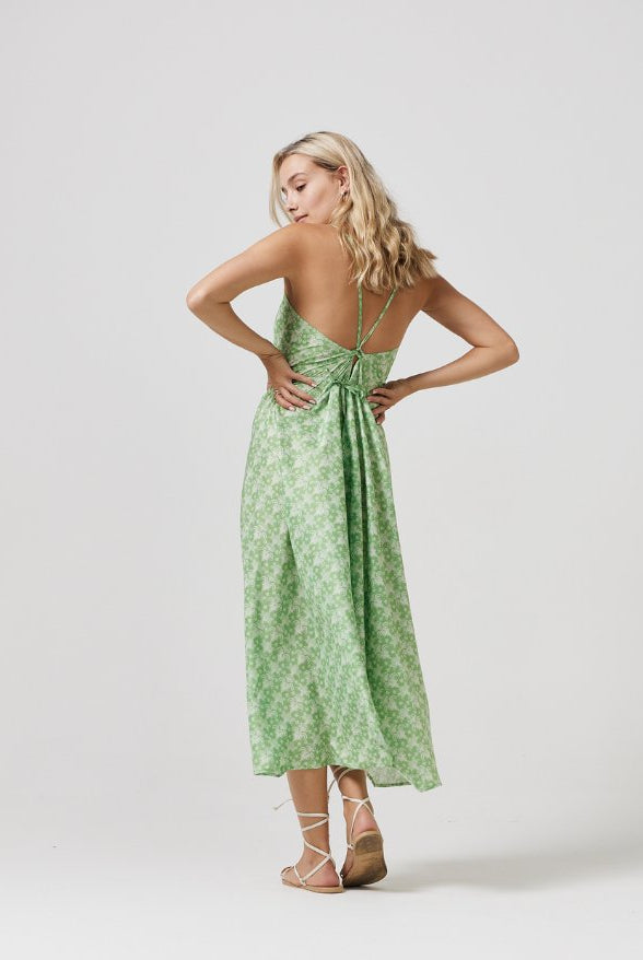 Zesty Lime Grecian Dress - Duck Apparel
