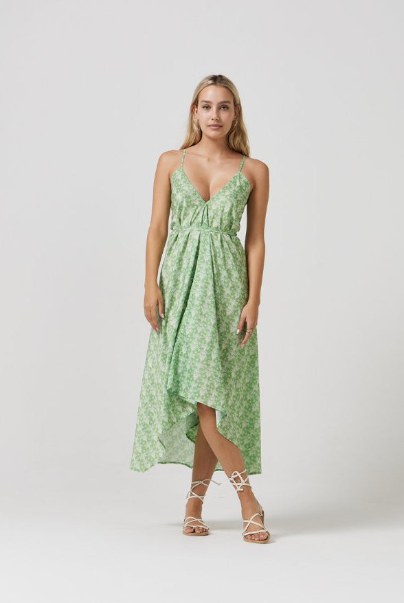 Zesty Lime Grecian Dress - Duck Apparel