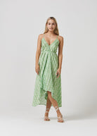 Zesty Lime Grecian Dress - Duck Apparel