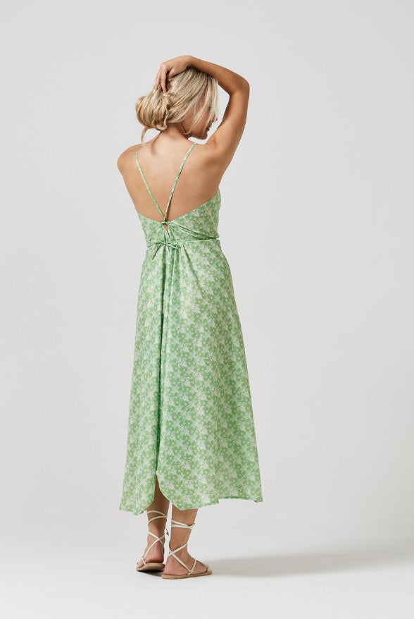Zesty Lime Grecian Dress - Duck Apparel