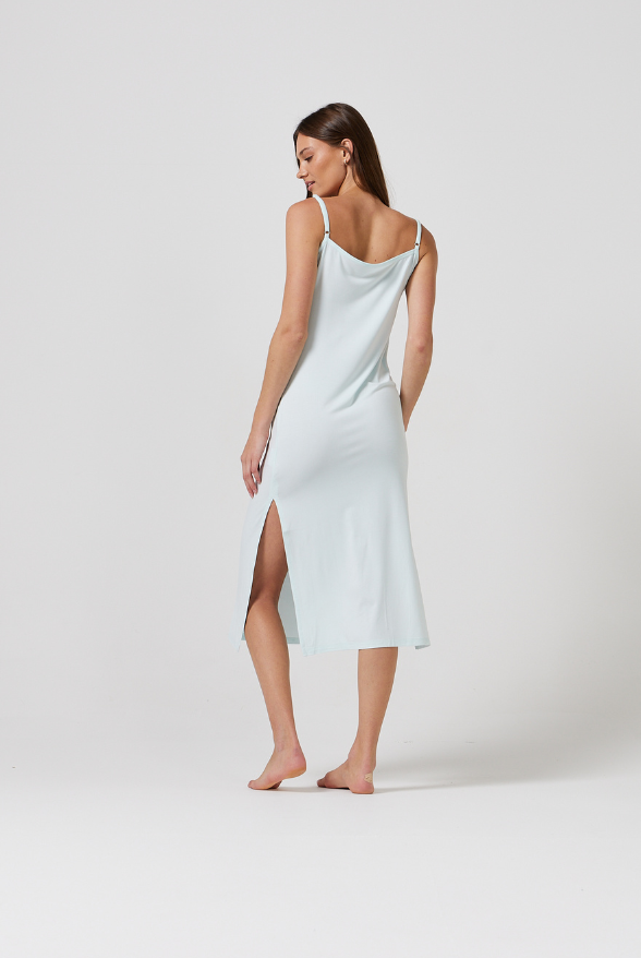Pastel Blue Maxi Slip - Duck Apparel