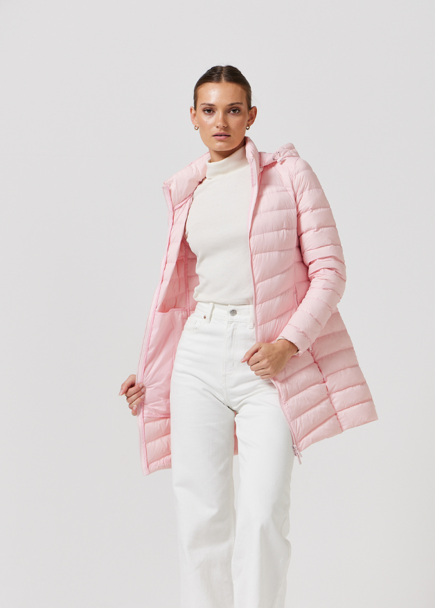 Light pink Duck Down Puffer Coat