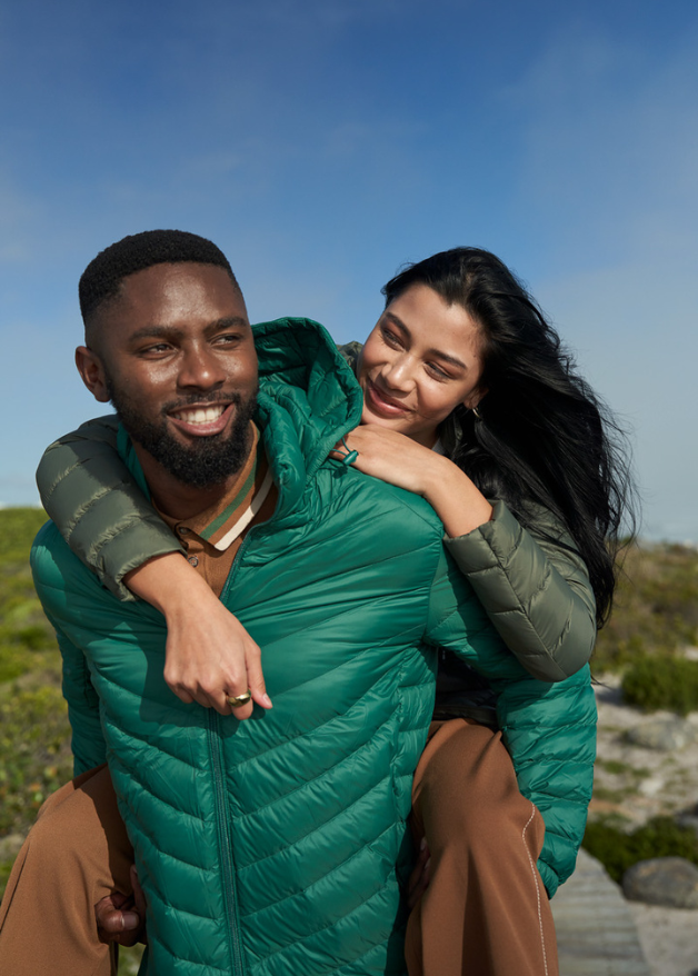 Men’s Game Day Classic Jacket™ in bold green, lightweight puffer jacket designed for casual layering and versatile outerwear in South Africa
