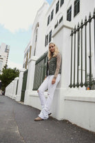 Sage Classic Gilet™ — women’s sleeveless quilted puffer vest in earthy sage green, perfect for lightweight layering in South Africa