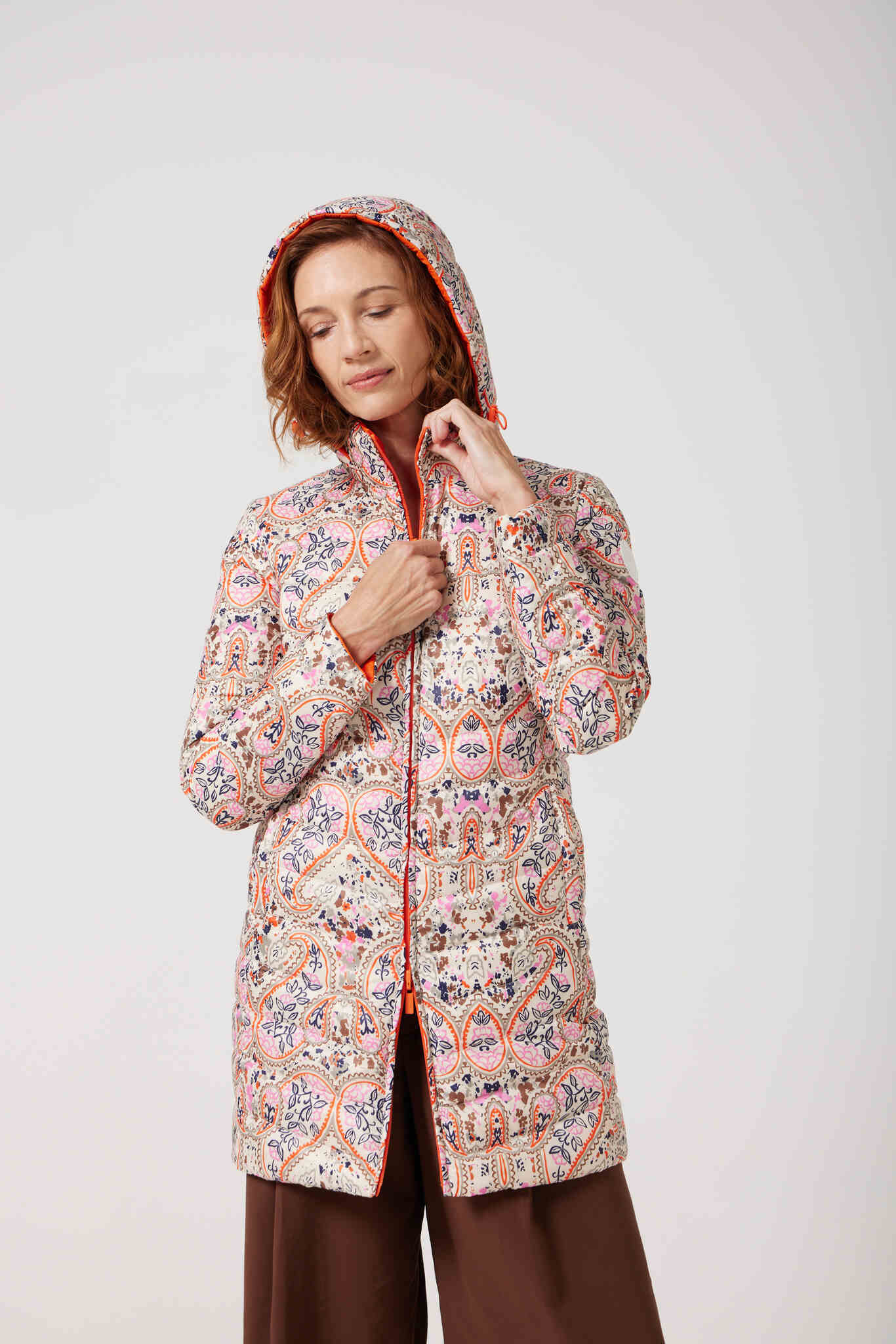 Paisley x Tiger Classic Parka™ in multicolour paisley print, insulated hooded parka designed for warmth and style in South Africa’s winter season