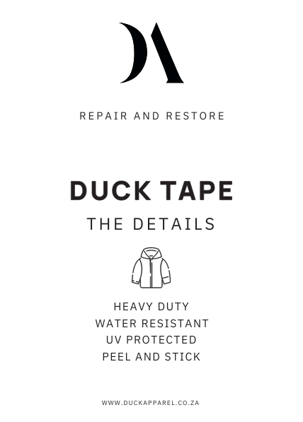 Duck Down Jacket Repair Tape - Duck Apparel 