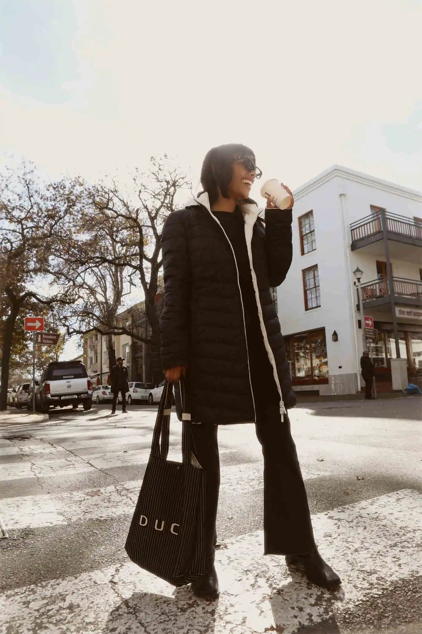 Midnight x Salt Classic Parka™ in black and white, insulated hooded parka designed for warmth and comfort in South Africa’s winter season