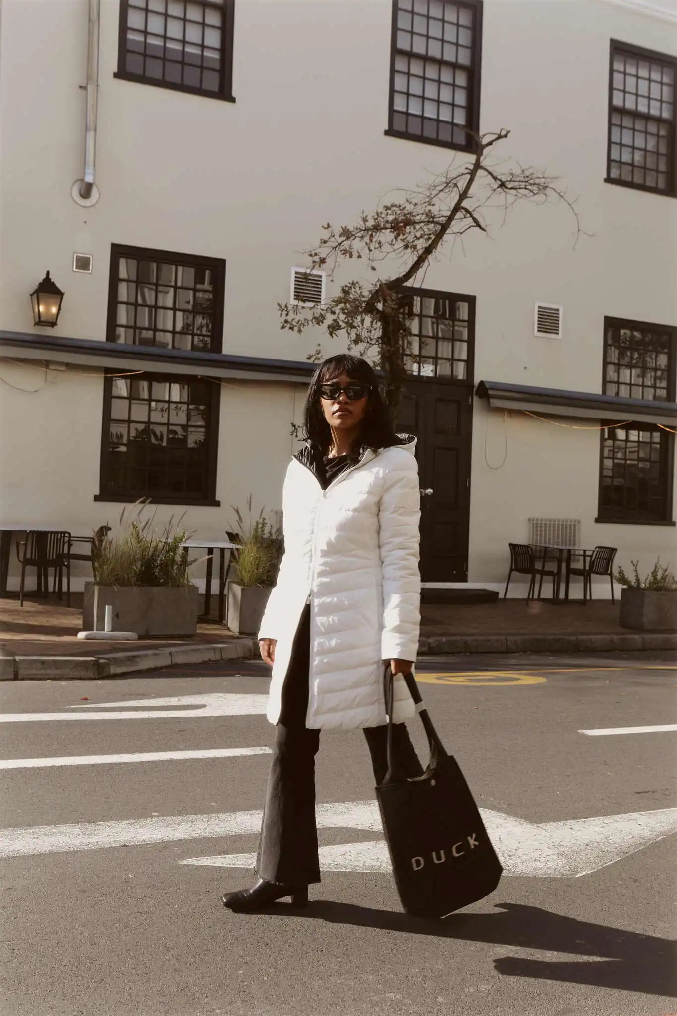 Midnight x Salt Classic Parka™ in black and white, insulated hooded parka designed for warmth and comfort in South Africa’s winter season