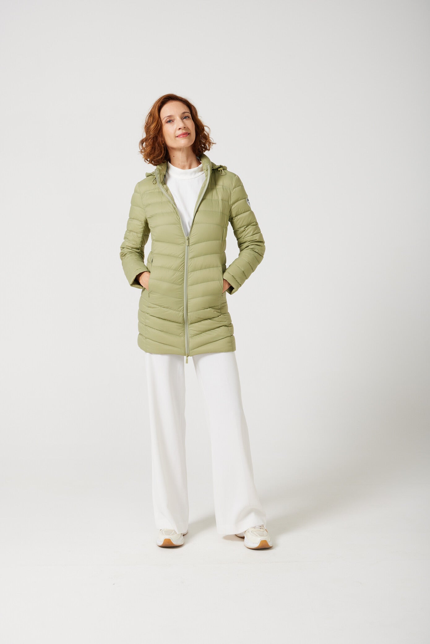 Matcha Classic Parka™ in light green matcha shade, insulated hooded parka designed for warmth and comfort in South Africa’s winter season