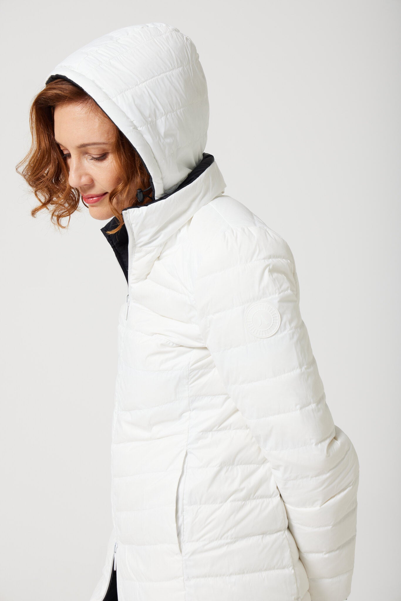 Midnight x Salt Classic Parka™ in black and white, insulated hooded parka designed for warmth and comfort in South Africa’s winter season