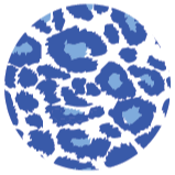 Blue Leopard Kaftan