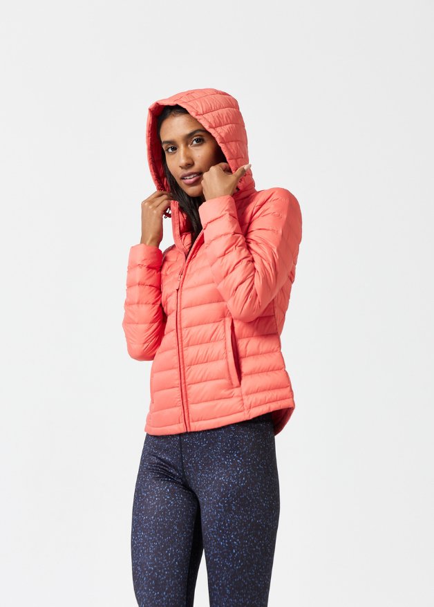 Coral Duck Down Puffer Jacket - Duck Apparel
