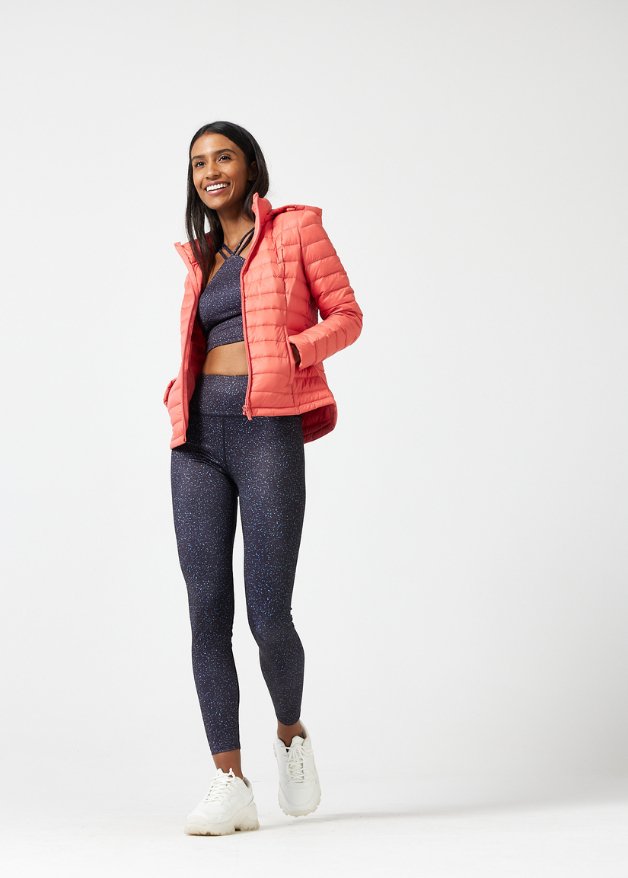 Coral Duck Down Puffer Jacket - Duck Apparel
