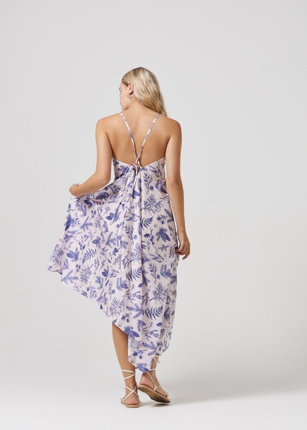 Floral Fairytale Grecian Dress - Duck Apparel