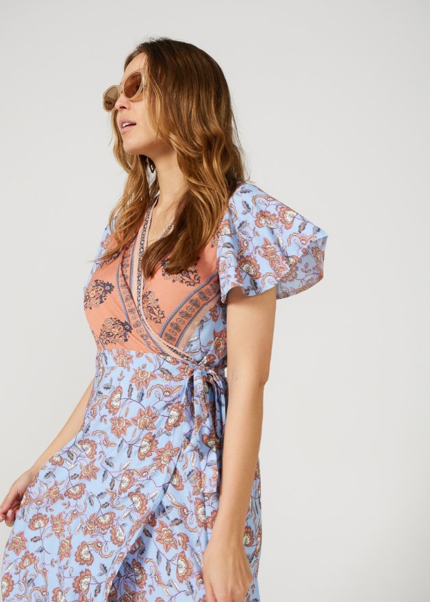 Lush Wrap Dress - Duck Apparel