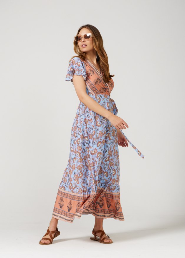 Lush Wrap Dress - Duck Apparel