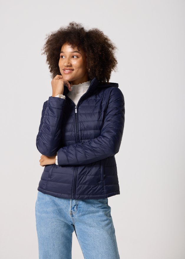 Navy Duck Down Jacket - Duck Apparel