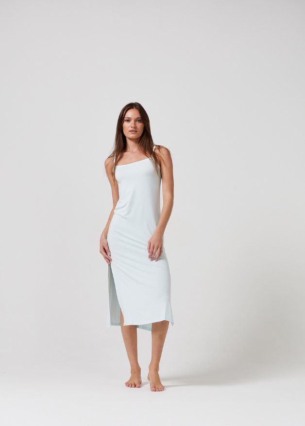 Pastel Blue Maxi Slip - Duck Apparel