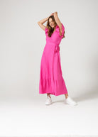 Pink Wrap Dress - Duck Apparel
