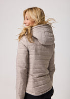 Reversible Black/ Latte Duck Down Puffer Jacket - Duck Apparel