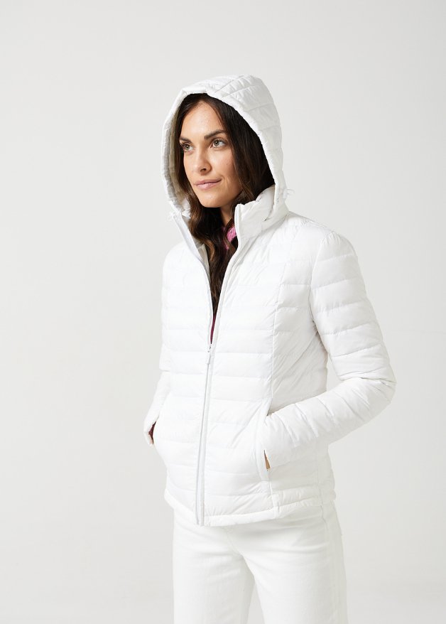 White Duck Down Puffer Jacket - Duck Apparel