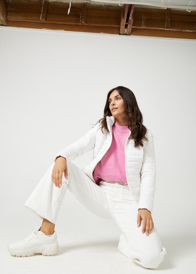 White Duck Down Puffer Jacket - Duck Apparel