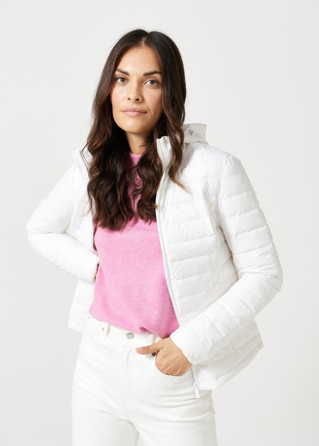 White Duck Down Puffer Jacket - Duck Apparel