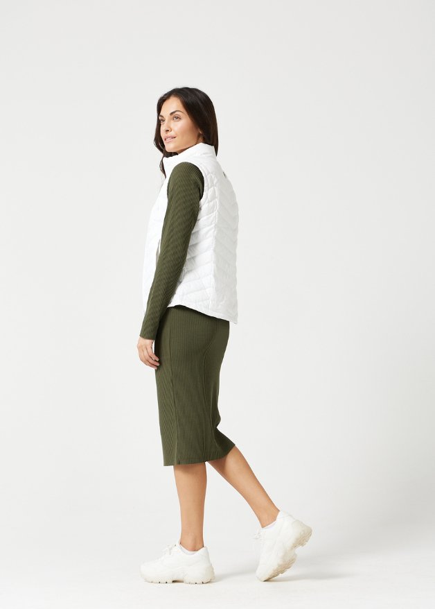 White Duck Down Puffer Vest - Duck Apparel
