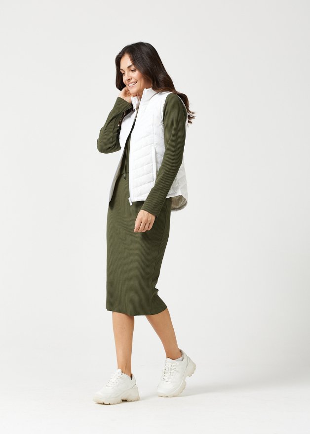 White Duck Down Puffer Vest - Duck Apparel