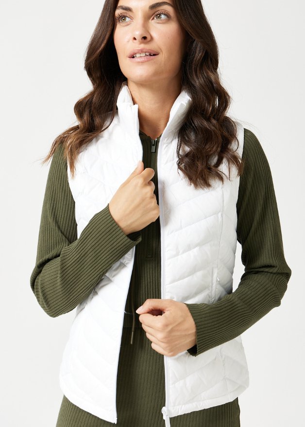 White Duck Down Puffer Vest - Duck Apparel