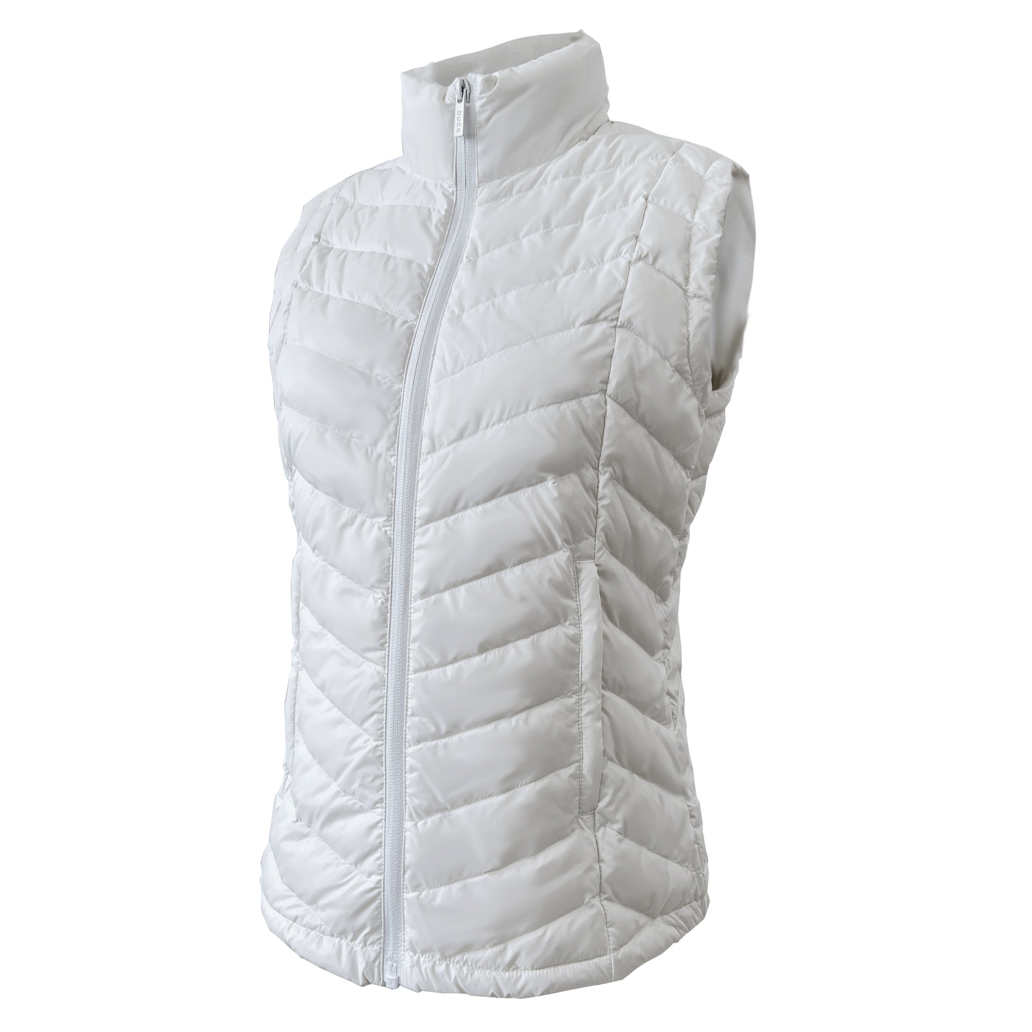 White Duck Down Puffer Vest - Duck Apparel